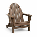 Adirondackstuhl aus Holz Braun 90x75x88 cm