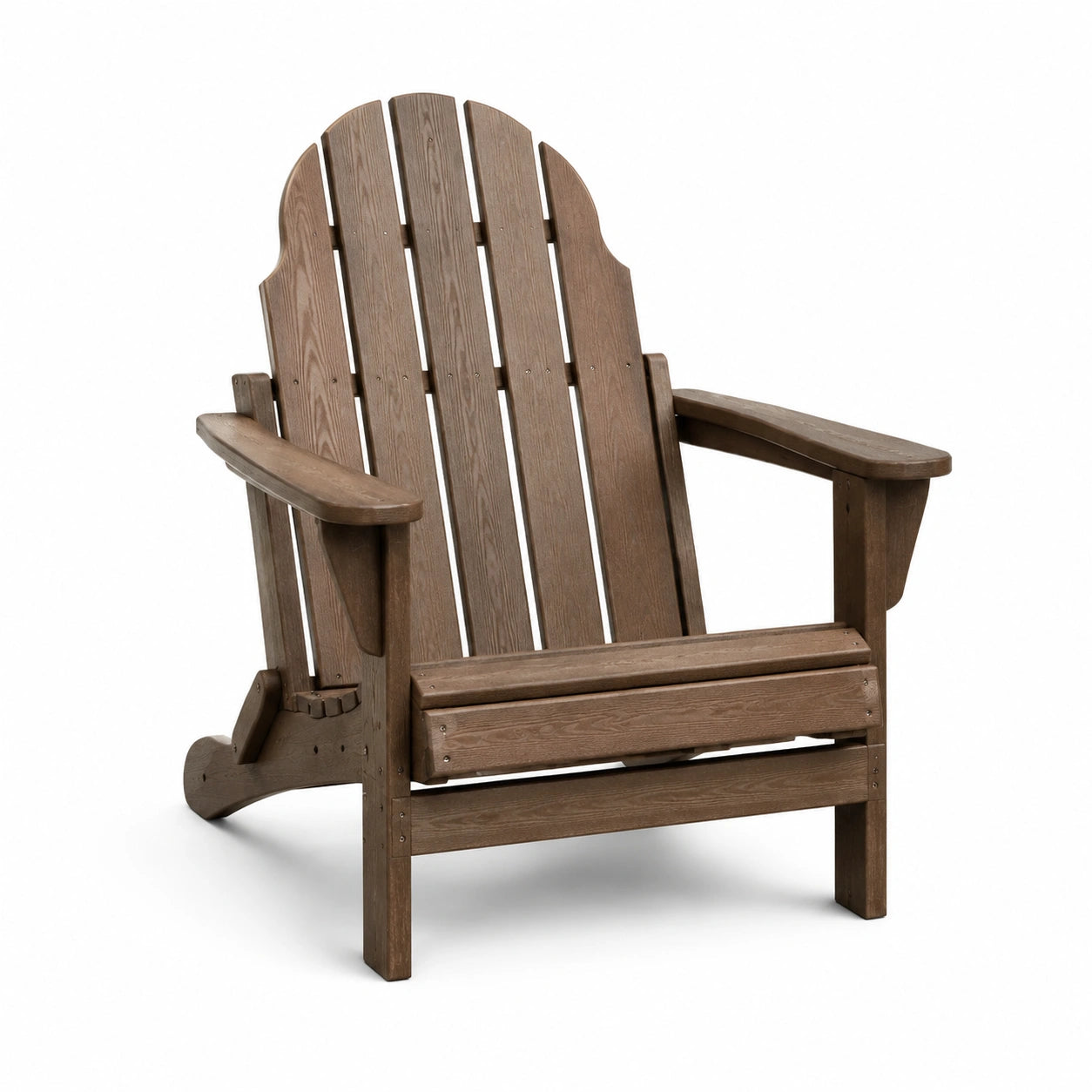 Adirondackstuhl aus Holz Braun 90x75x88 cm