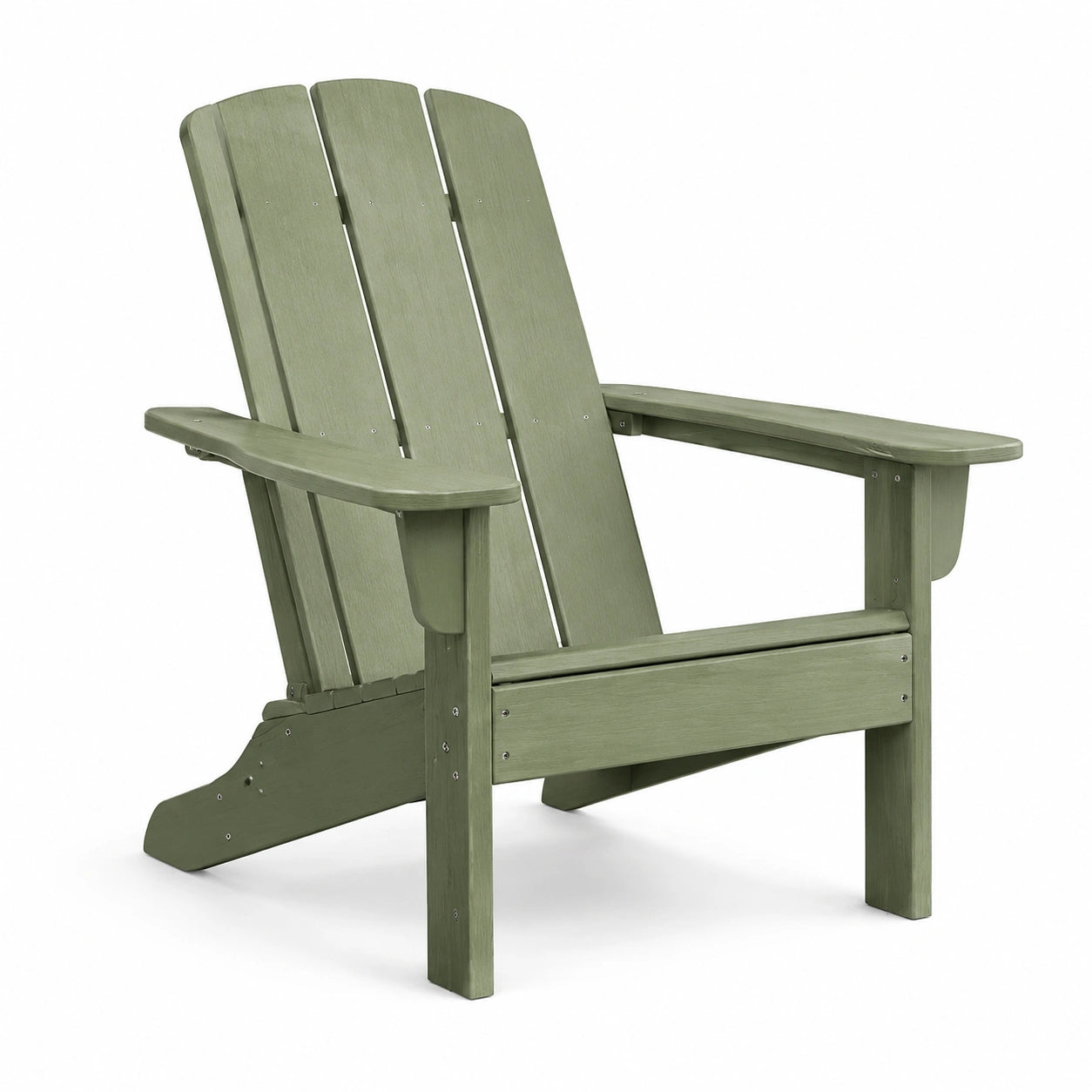 Adirondack-Stuhl aus Kiefernholz - Olivgrün