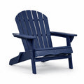 Adirondack Stuhl aus HDPE-Kunststoff Blau