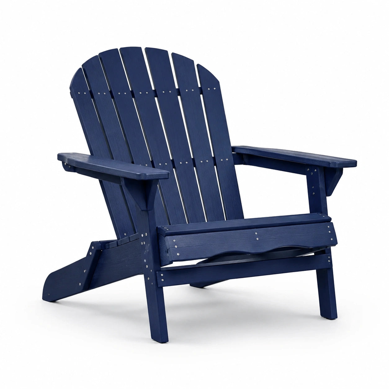 Adirondack Stuhl aus HDPE-Kunststoff Blau